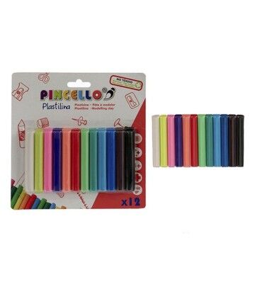 Barre di plastilina 12 colori