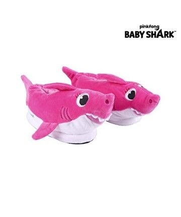 Pantofole Per Bambini 3D Baby Shark Rosa