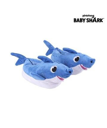 Pantofole Per Bambini 3D Baby Shark Azzurro