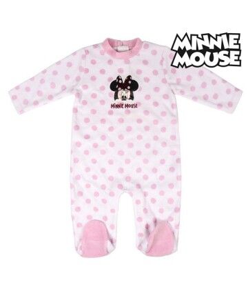 Tutina a Maniche Lunghe per Bambini Minnie Mouse Rosa