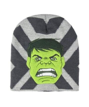 Berretto per Bambini Hulk The Avengers Grigio (Taglia unica)