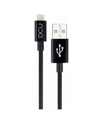 Cavo USB A 2.0 con USB C DCU Nero (1M)