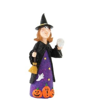 Decorazione per Halloween DKD Home Decor Resina Strega (11 x 11 x 25 cm)