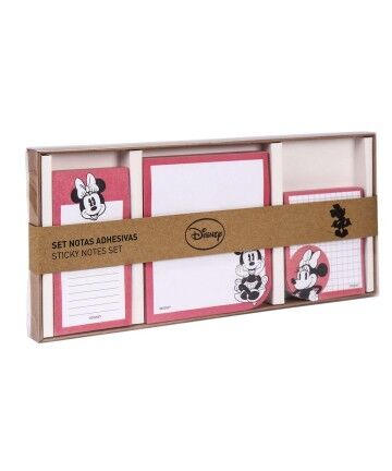 Set di Post-it Adesivi Minnie Mouse (3 pcs) Rosa