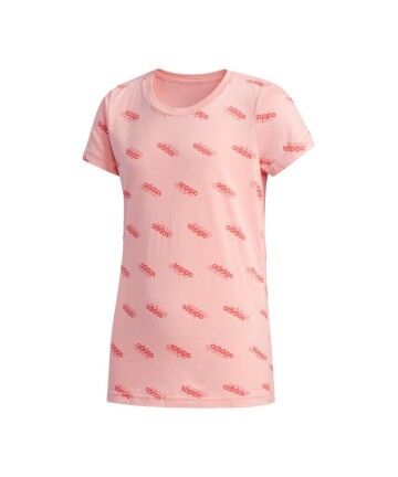 Maglia a Maniche Corte per Bambini Adidas YG FAV T Rosa