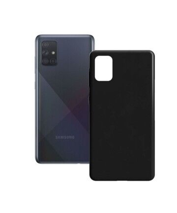 Custodia per Cellulare Samsung Galaxy A71 Contact Silk TPU Nero