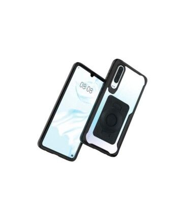 Cover Fitclic Neo Lite Bike Huawei P30 Trasparente Nero