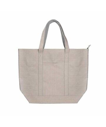 Shopping Bag KSIX carta kraft Poliestere Grigio