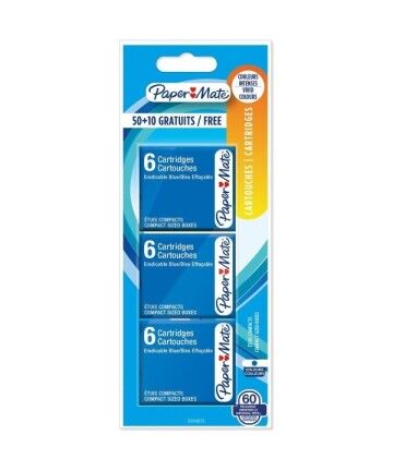 Cartucce di ricambio Paper Mate (60 pcs) (Ricondizionati A+)