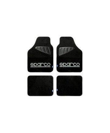 Set di Tappetini per Auto Sparco Universale Nero/Grigio (4 pcs)