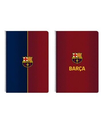 Quaderno con Anelli F.C. Barcelona A4 Rosso Granato Blu Marino