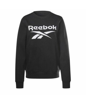 Felpa senza Cappuccio Donna Reebok Identity Logo W Nero