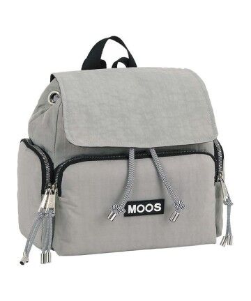 Zaino Casual Moos Grigio Chiaro