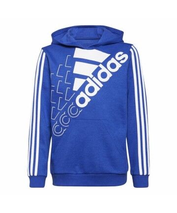 Felpa per Bambini Adidas Essentials Logo K Azzurro