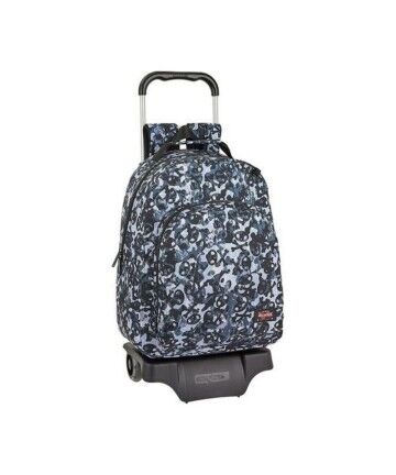 Trolley per la Scuola 905 BlackFit8 Skulls Multicolore