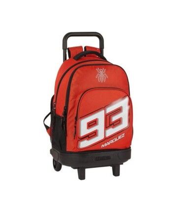 Trolley per la Scuola Compact Marc Marquez Nero Rosso