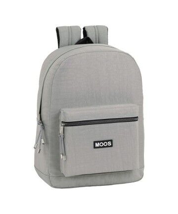 Zaino per Portatile Moos 15,6'' Grigio Chiaro