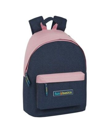 Zaino per Portatile Fun & Basics 14,1'' Rosa Blu Marino