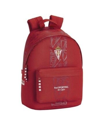 Zaino per Portatile Real Sporting de Gijón 14,1'' Rosso