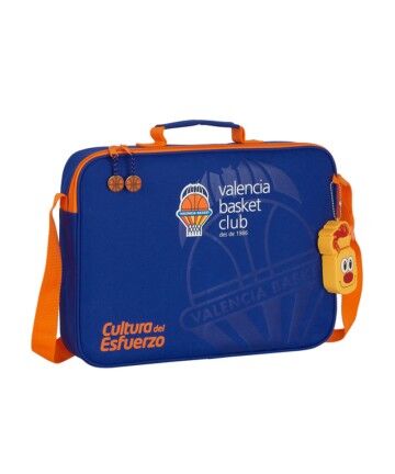 Valigetta Valencia Basket Azzurro Arancio (38 x 28 x 6 cm)