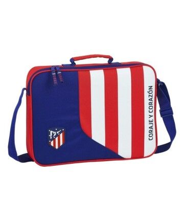 Valigetta Atlético Madrid Neptuno Azzurro Rosso Bianco (38 x 28 x 6 cm)