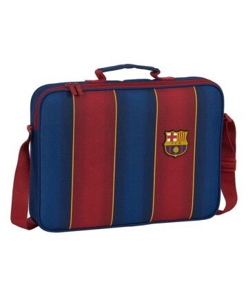 Valigetta F.C. Barcelona 20/21 Rosso Granato Blu Marino (38 x 28 x 6 cm)