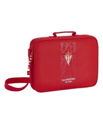 Valigetta Real Sporting de Gijón Rosso (38 x 28 x 6 cm)