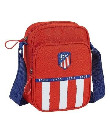 Borsa a Tracolla Atlético Madrid 20/21 Rosso Azzurro Bianco (16 x 22 x 6 cm)