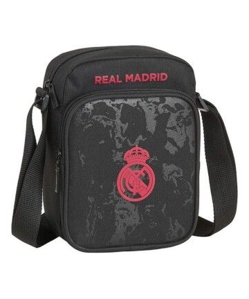 Borsa a Tracolla Real Madrid C.F. Nero (16 x 22 x 6 cm)