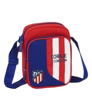 Borsa a Tracolla Atlético Madrid Neptuno Azzurro Rosso Bianco (16 x 22 x 6 cm)