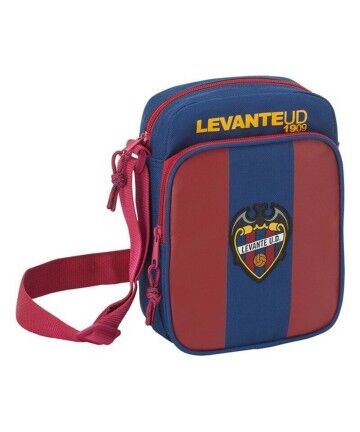 Borsa a Tracolla Levante U.D. Azzurro Rosso Granato (16 x 22 x 6 cm)