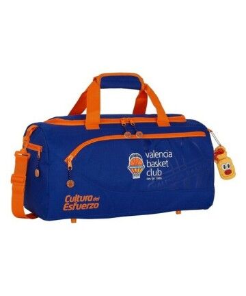 Borsa da Palestra Valencia Basket Azzurro Arancio (50 x 25 x 25 cm)