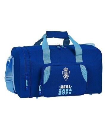 Borsa da Palestra Real Zaragoza Azzurro Azzurro Chiaro (47 x 26 x 27 cm)