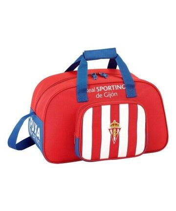 Borsa da Palestra Real Sporting de Gijón Rosso Bianco (40 x 24 x 23 cm)