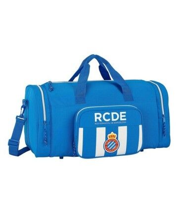 Borsa da Palestra RCD Espanyol Azzurro Bianco (55 x 26 x 27 cm)