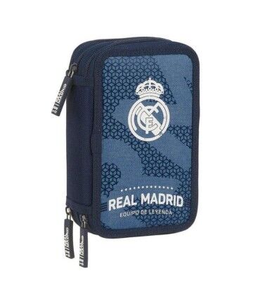 Plumier Triplo Real Madrid C.F. Azzurro (41 Pezzi)