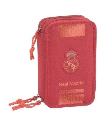 Plumier Triplo Real Madrid C.F. Rosso (41 Pezzi)