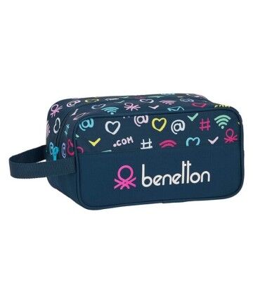 Scarpiera da Viaggio Benetton Dot Com Multicolore Blu Marino (29 x 15 x 14 cm)