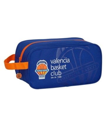 Scarpiera da Viaggio Valencia Basket Azzurro Arancio (29 x 15 x 14 cm)