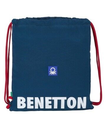 Zainetto con Cordini Benetton Navy Blu Marino