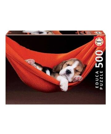 Puzzle Sleeping in a Hammock Educa (500 pcs)