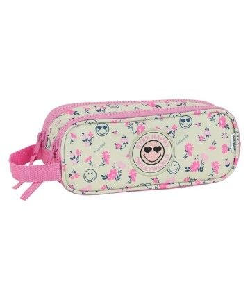 Necessaire Smiley World Garden Bianco Rosa