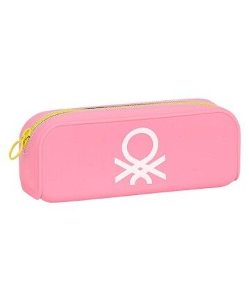 Necessaire Benetton Color Block Giallo Rosa Turchese