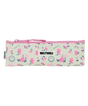 Necessaire Smiley World Garden Rosa Bianco