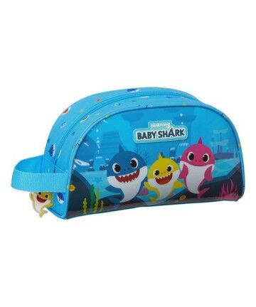 Necessaire per la Scuola Baby Shark Azzurro Chiaro