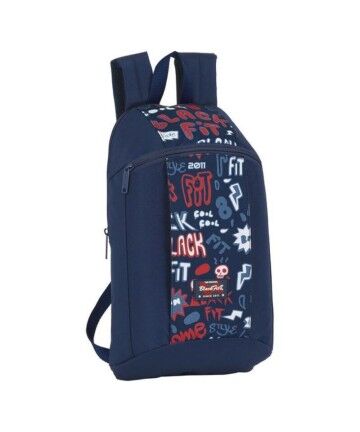 Zaino per Bambini BlackFit8 Letters Blu Marino