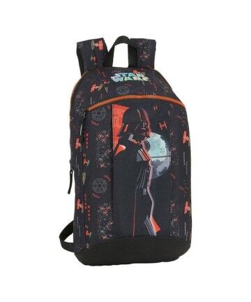 Zaino per Bambini Star Wars The Dark Side Nero Arancio