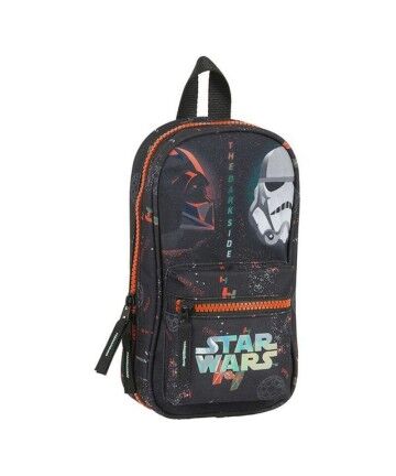 Astuccio Zaino Star Wars The Dark Side Nero Arancio (33 Pezzi)