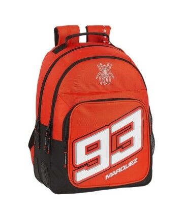 Zaino Scuola Marc Marquez Nero Rosso