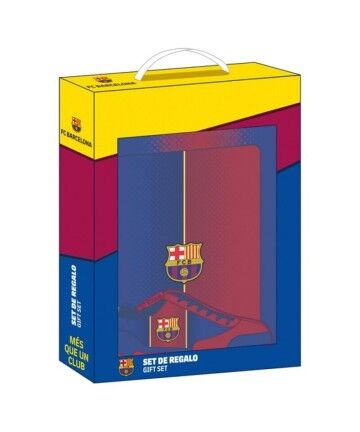 Set Regalo F.C. Barcelona Mic Rosso Granato Blu Marino